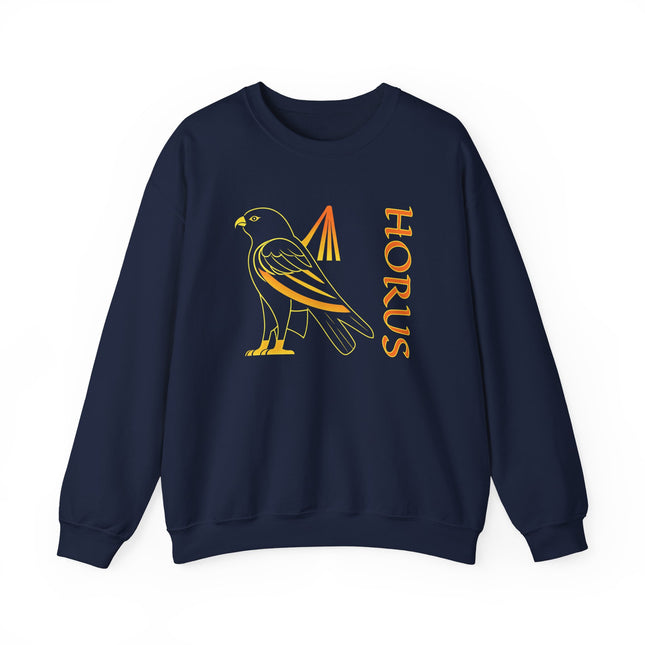 Egyptian God Horus Sweatshirt | Falcon Mythology Pullover | V5