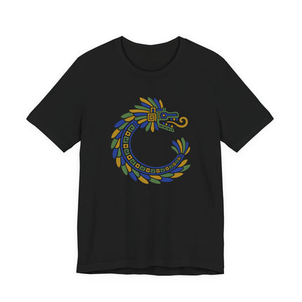 Aztec Feathered Serpent T-Shirt | Quetzalcoatl-Inspired Design Tee