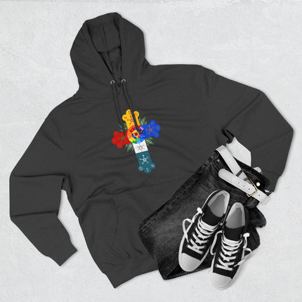 Rosy Cross Occult Art Hoodie - Sacred Geometry Graphic