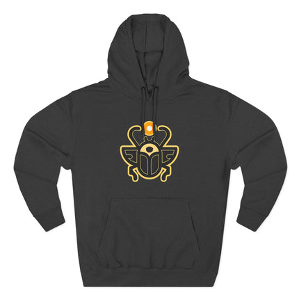 Khepri Hoodie | Egyptian Scarab Beetle Graphic Unisex Pullover V4