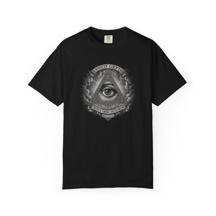 Eye of Providence Graphic T-Shirt | Annuit Coeptis Seal Tee