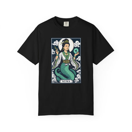 Nüwa Serpent Goddess T-Shirt | Chinese Mythology Mythical Graphic | V1