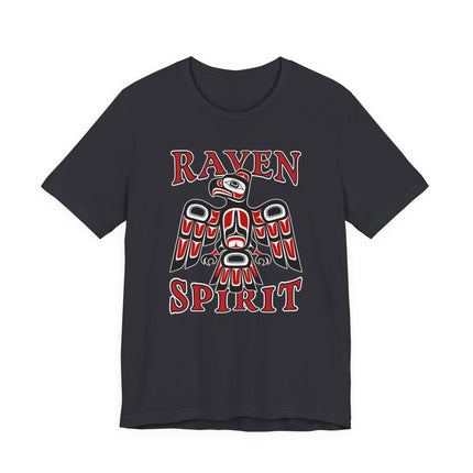Raven Spirit T-Shirt | Native American Tribal Art Raven Tee | Spirit