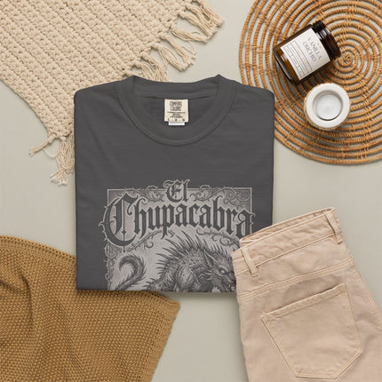 El Chupacabra T-Shirt | Cryptid Creature in Vintage Horror Art