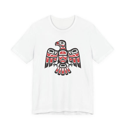 Haida Style Hawk T-Shirt | Pacific Northwest Indigenous Art Formline | Hawk