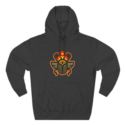 Khepri Scarab Sun Hoodie | Ancient Egyptian Mythology Unisex Pullover V5