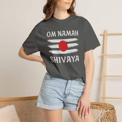 Om Namah Shivaya Tripundra T-Shirt - Spiritual Shiva Graphic Tee
