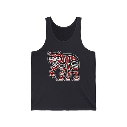 Formline art bear graphic featuring Northwest Coast indigenous tribal design.