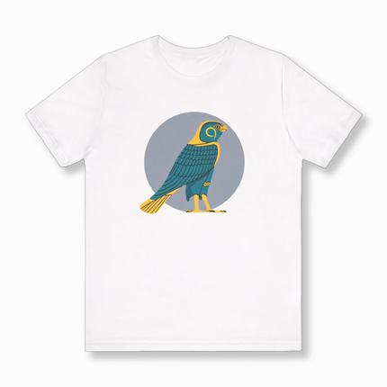 Egyptian Horus Bird T-Shirt | Ancient Falcon God Tee | V2