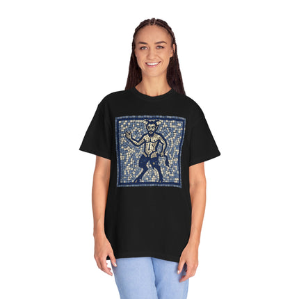Satyr Mosaic T-Shirt | Ancient Greek Mythology Creature Tee | Comfort Colors