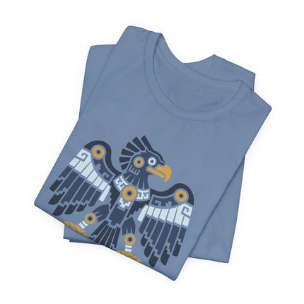 Aztec Eagle T-Shirt | Spread-Wing Mesoamerican Bird Graphic Tee