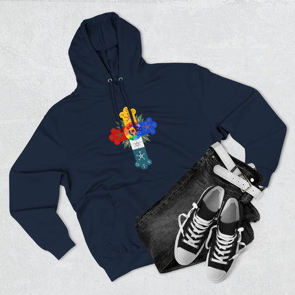 Rosy Cross Occult Art Hoodie - Sacred Geometry Graphic