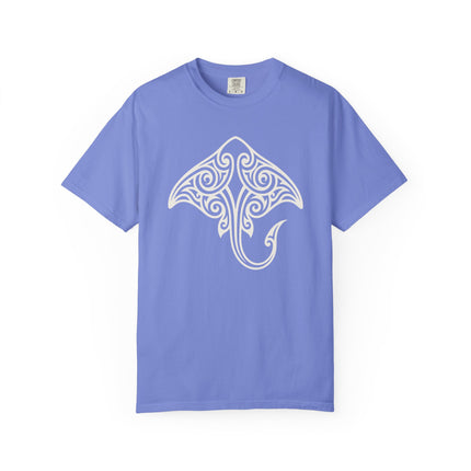 Tribal Stingray T-Shirt | Maori Polynesian Ocean Life Graphic Tee