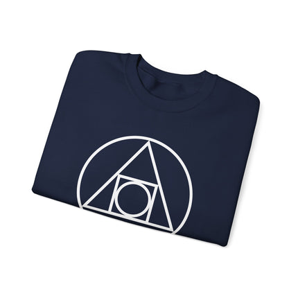 Philosopher's Stone Alchemy Symbol Sweatshirt | Sacred Geometry Unisex Pullover V2