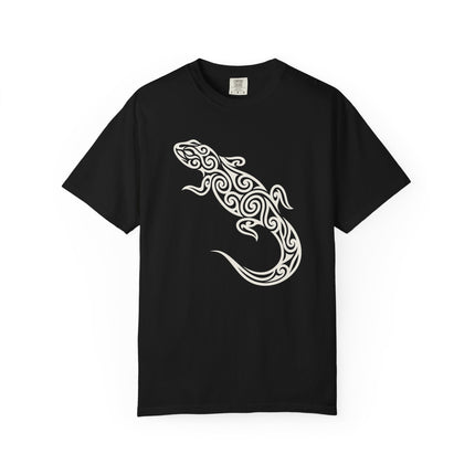 Tribal Lizard Swirl Pattern Graphic Unisex Unisex T-Shirt | Comfort Colors
