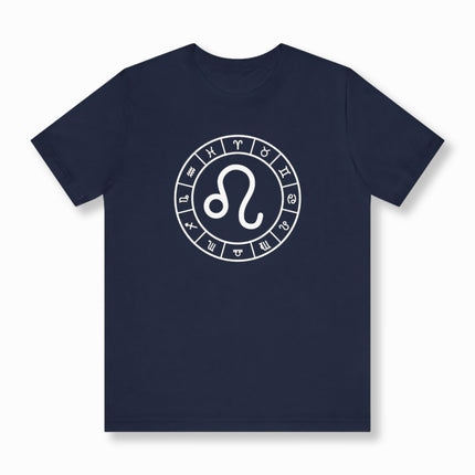 Leo Zodiac Sign T-Shirt | Horoscope & All Signs Unisex Tee | V7