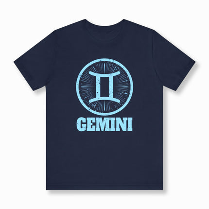 Gemini Zodiac T-Shirt | Astrology Symbol Graphic Tee | V3