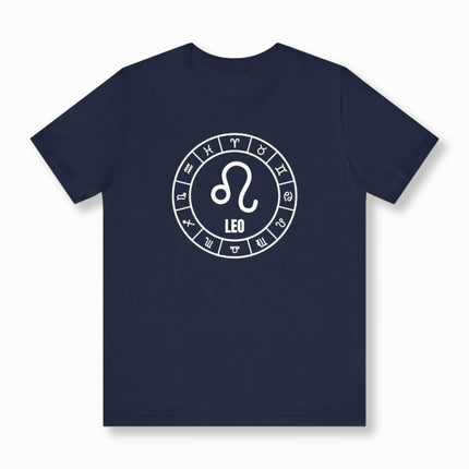Leo Zodiac Sign T-Shirt | Astrology Horoscope Unisex Tee | V6