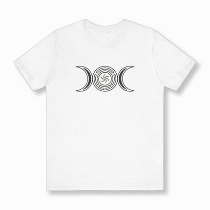 Hekate's Wheel Triple Moon Goddess Shirt | Pagan Witchcraft Unisex Tee V2