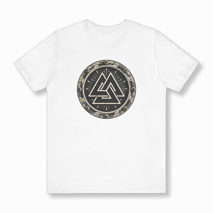Asgard Symbol Viking T-Shirt | Symbolic Norse Shield Tee | V13