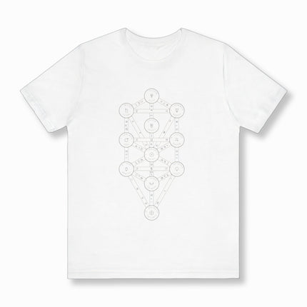 Kabbalah Tree of Life Full Diagram T-Shirt | Sacred Geometry Tee V1