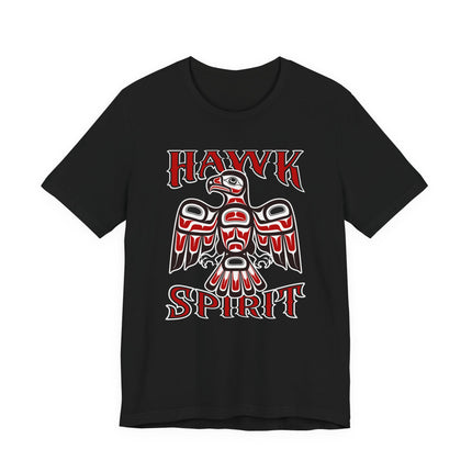 Hawk Spirit Native American Art T-Shirt | Indigenous Formline Totem Tee | Spirit