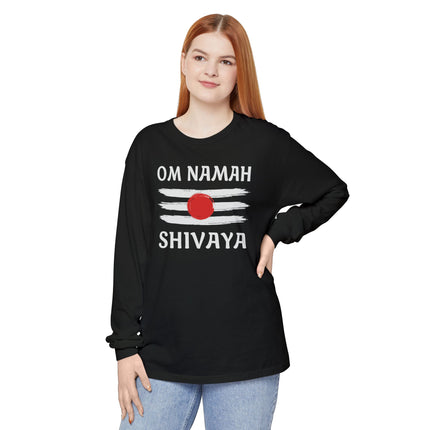 Tripundra Shiva Symbol Long Sleeve T-Shirt | Om Namah Shivaya