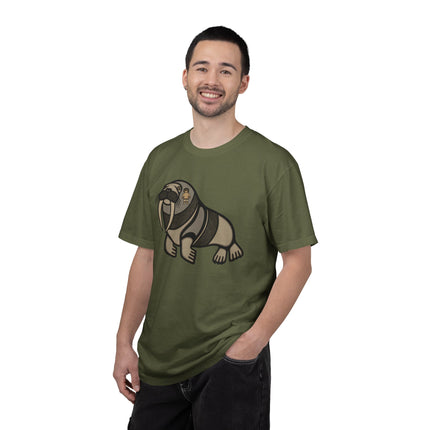 Inuit Walrus Graphic T-Shirt | Arctic Indigenous Symbol Tee | Comfort Colors