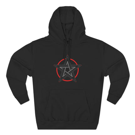 Pentagram Hoodie | Gothic Pentacle Design Unisex Pullover V6