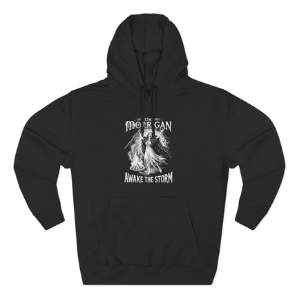 The Morrigan Awake the Storm Hoodie | Celtic Mythology Gothic Art