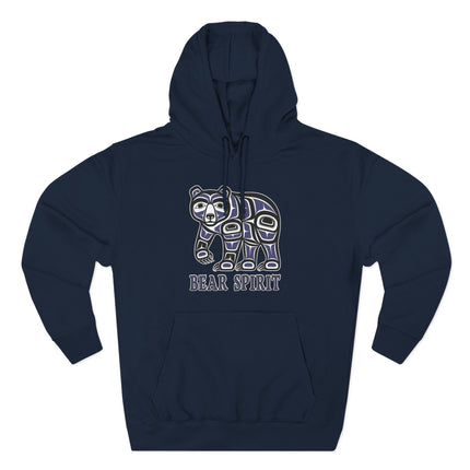 Bear Spirit Native American Hoodie | Indigenous Formline Art Pullover Hoodie