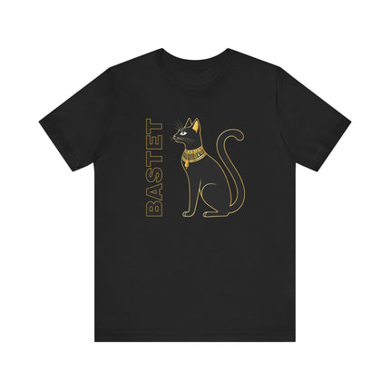 Bastet Cat Egyptian T-Shirt | Symbolic Egypt Goddess Graphic Tee | V5