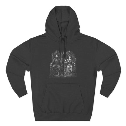 Hades & Persephone Underworld King Queen Throne Hoodie | Greek Mythology Hoodie