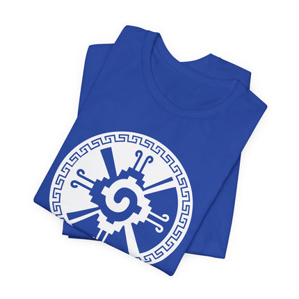 Hunab Ku Symbol T-Shirt | Black and White Circular Spiral Design Tee