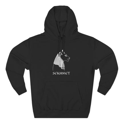 Sekhmet Egyptian Lion Goddess Hoodie |  Graphic and Text Unisex Pullover V1