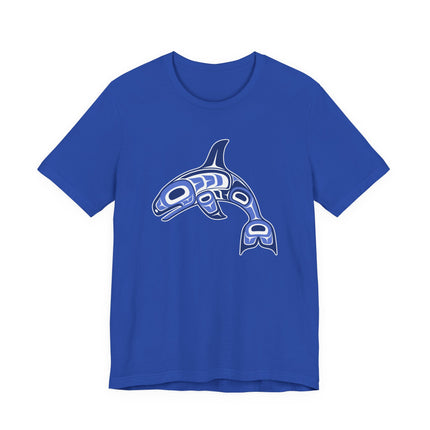 Indigenous Orca Formline Art T-Shirt | Northwest Coast Killer Whale Design | Whale