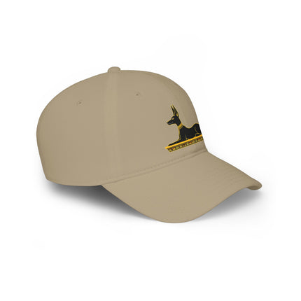 Anubis God DTF Print Baseball Cap | Ancient Egyptian Mythology Hat