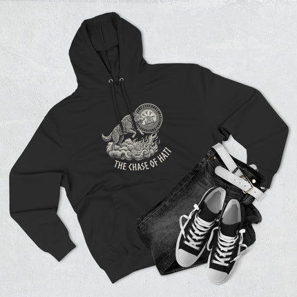 Chase of Hati Norse Mythology Hoodie | Mythical Beast Tattoo Graphic