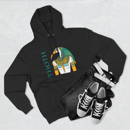 Thoth Hoodie | Ancient Egyptian God Graphic and Text Unisex Pullover V1