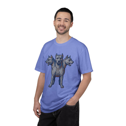 Cerberus Mosaic T-Shirt | Three-Headed Dog Greek Mythology Graphic Tee