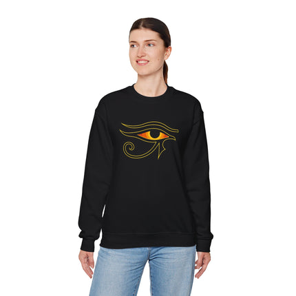 Eye of Ra Sweatshirt | Ancient Egyptian God Symbol Mythology Pullover | V1
