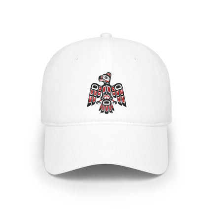 Formline Raven DTF Print Baseball Cap | Northwest Coast Art Hat