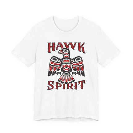 Hawk Spirit Native American Art T-Shirt | Indigenous Formline Totem Tee | Spirit