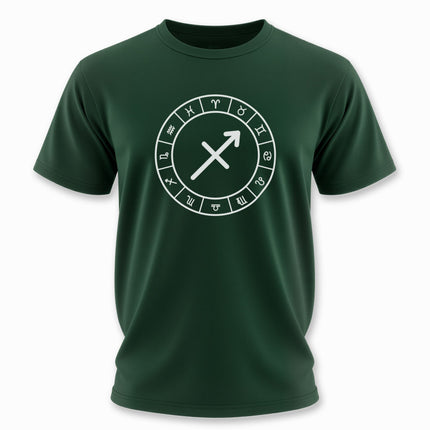 Sagittarius Astrology Sign T-Shirt | Zodiac Symbol Unisex Tee | V2