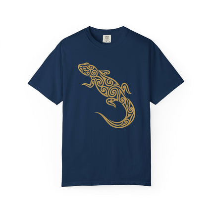 Tribal Lizard Swirl Pattern Graphic Unisex Unisex T-Shirt | Comfort Colors