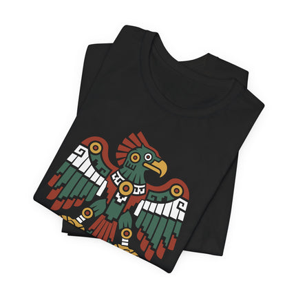 Aztec Eagle T-Shirt | Spread-Wing Mesoamerican Bird Graphic Tee
