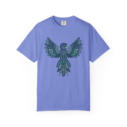 Mayan Aztec Geometric Tribal Eagle Spirit Animal T-Shirt | Comfort Colors