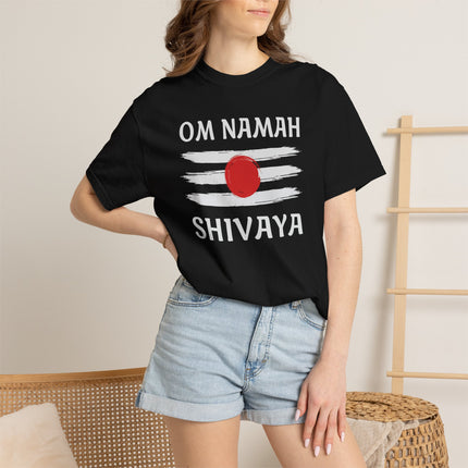 Om Namah Shivaya Tripundra T-Shirt - Spiritual Shiva Graphic Tee