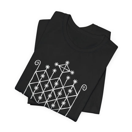 Ogoun Veve Sacred Geometry T-Shirt - Boho Voodoo Art Tee