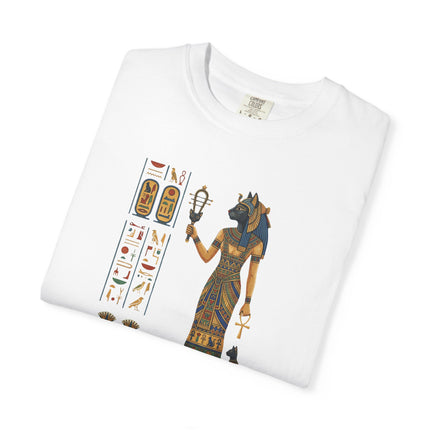 Egyptian Goddess Bastet Graphic Tee - Ancient History Art Shirt